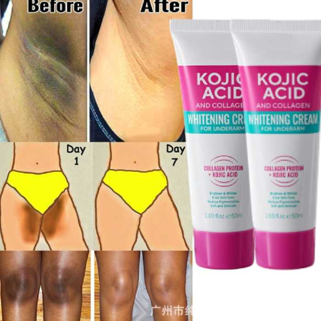 Kormesic Kojic Acid & Collagen Whitening Cream – Underarm Brightening (50ml)
