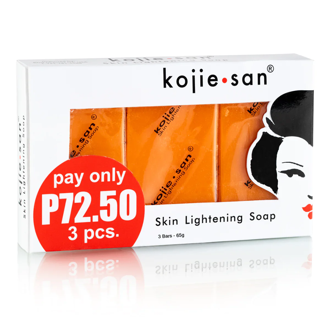 Kojie San Skin Lightening Soap – 3 Bars x 65g