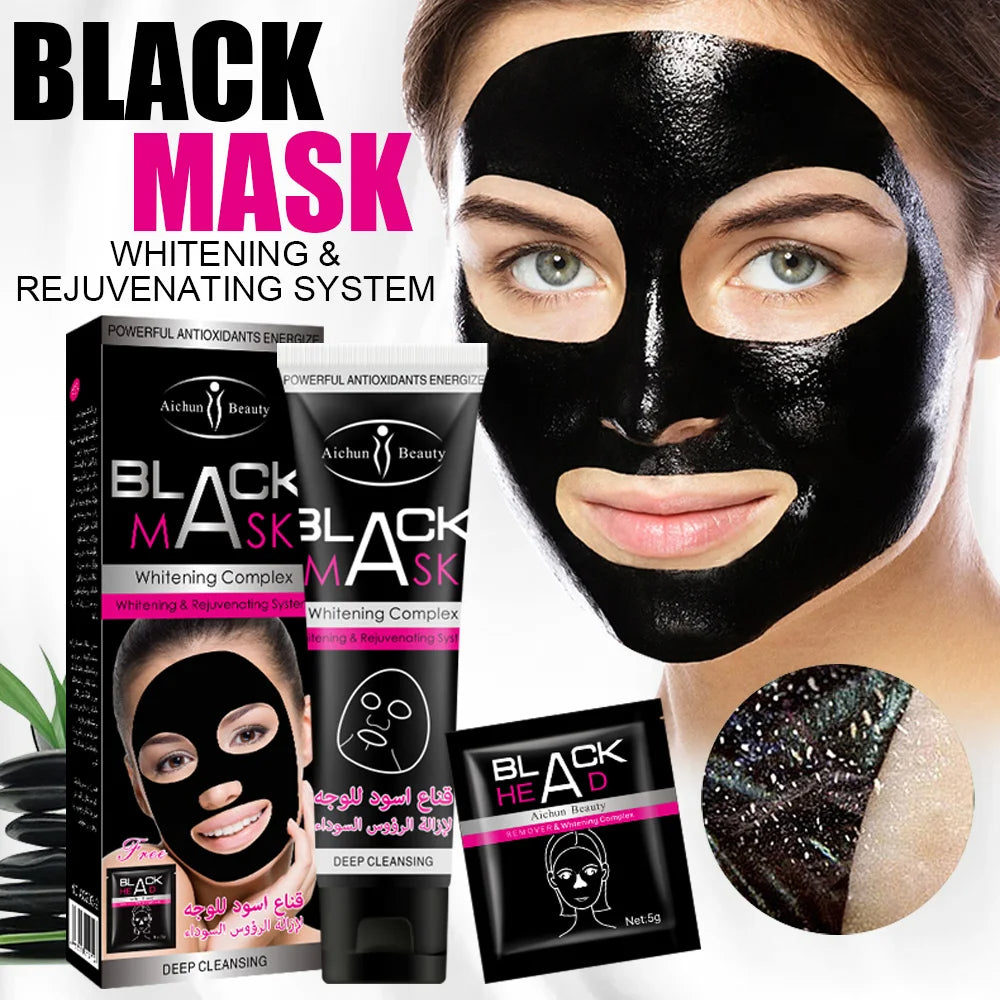Aichun Beauty Black Mask – Whitening Complex & Deep Cleansing (120ml)