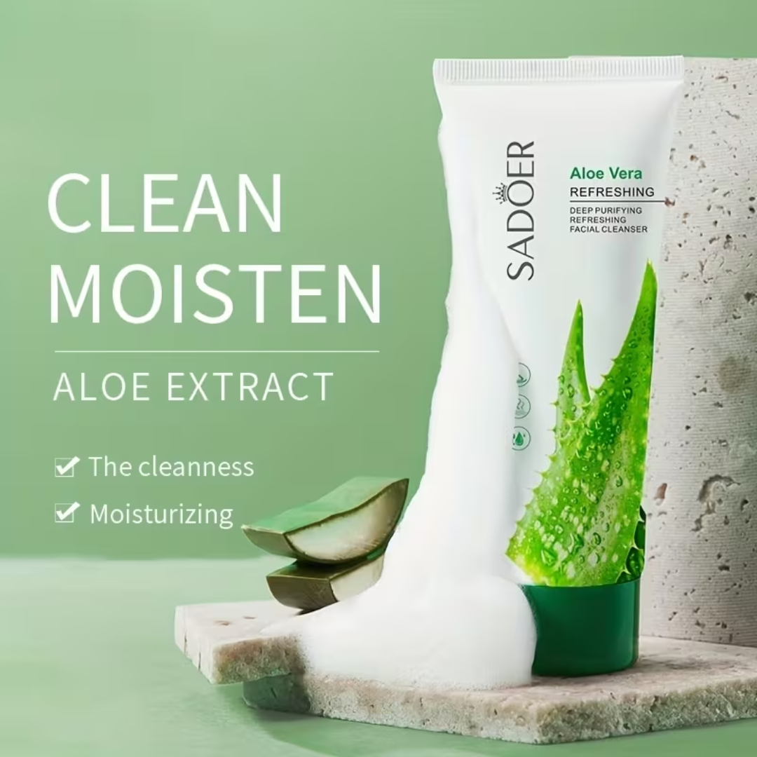 SADOER Aloe Vera Refreshing Facial Cleanser