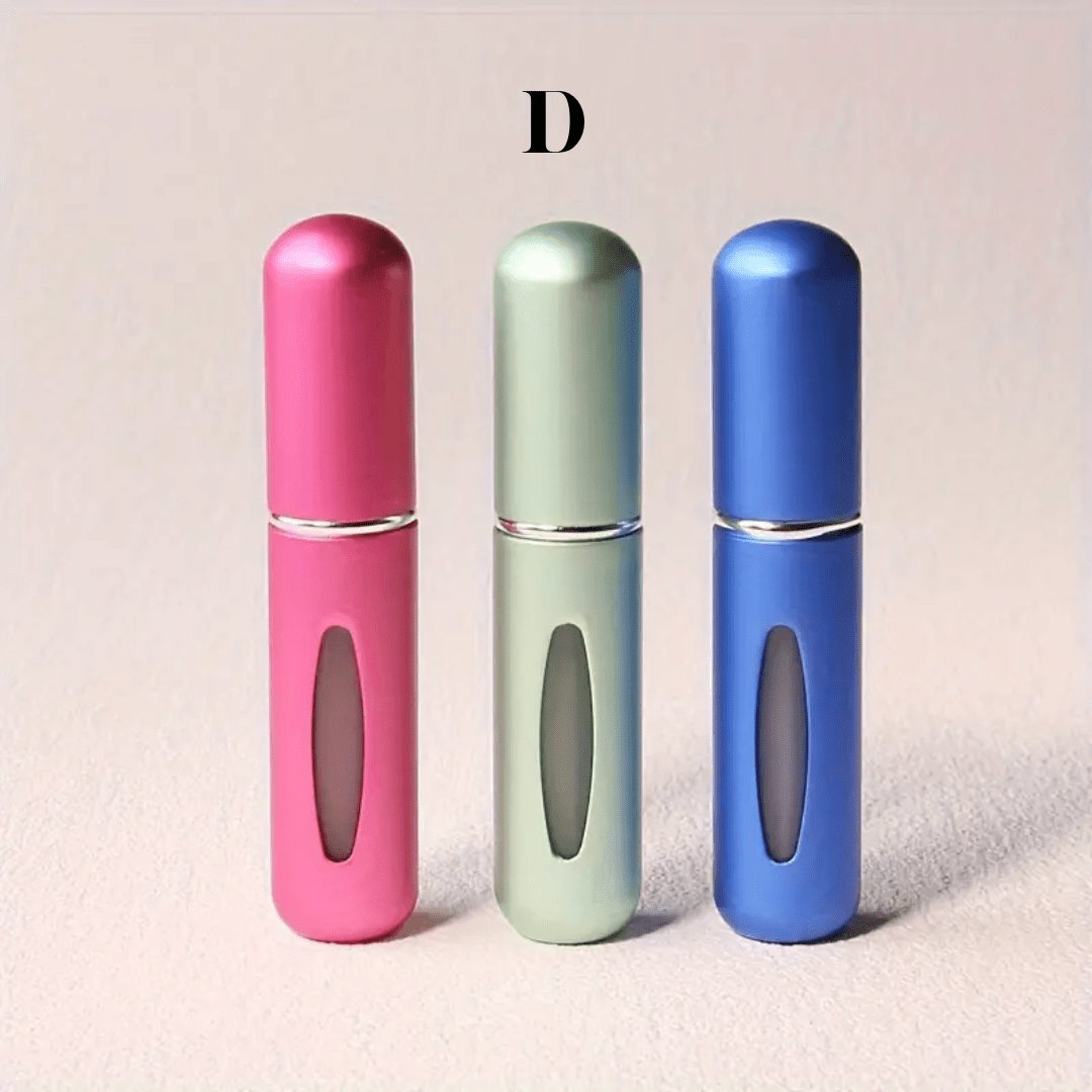 Mini Perfume Atomizer Bottles – 3pcs Travel Refillable Spray Set - Ethereal soul Collections