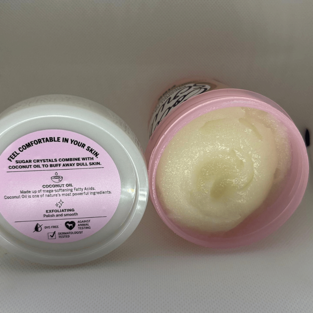 PINK Coco Scrub Coconut Oil Smoothing Body Scrub - Ethereal soul Collections