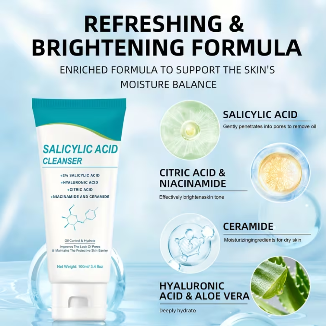 Salicylic Acid Cleanser – 2% BHA Oil Control Face Wash