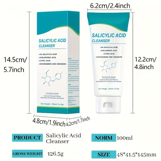 Salicylic Acid Cleanser – 2% BHA Oil Control Face Wash