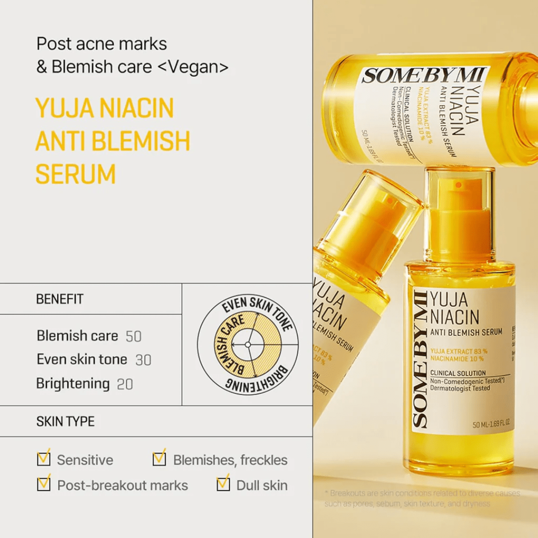 Some By Mi Yuja Niacin Blemish Care Serum – 50ml - Ethereal soul Collections