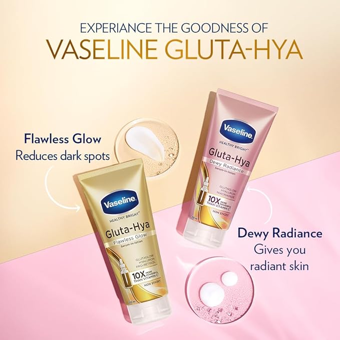 Vaseline Gluta - Hya Flawless Glow Serum - In - Lotion – 200m - Ethereal soul Collections