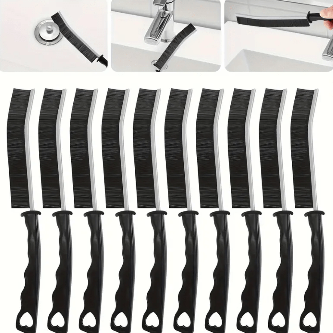 3 - Piece Multipurpose Cleaning Brush Set – Heavy - Duty Bristles with Ergonomic Handle - Ethereal soul Collections