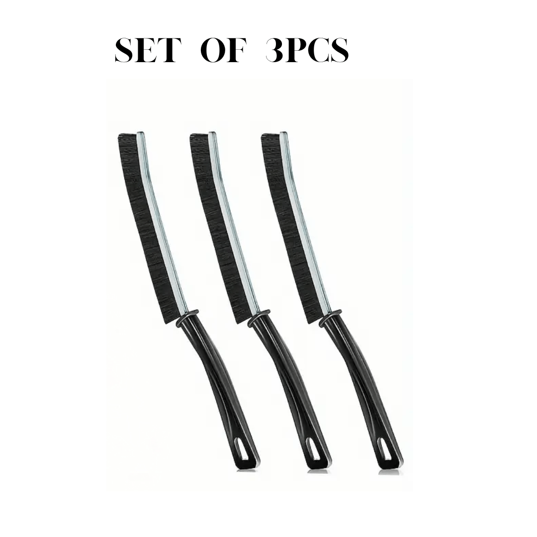 3 - Piece Multipurpose Cleaning Brush Set – Heavy - Duty Bristles with Ergonomic Handle - Ethereal soul Collections
