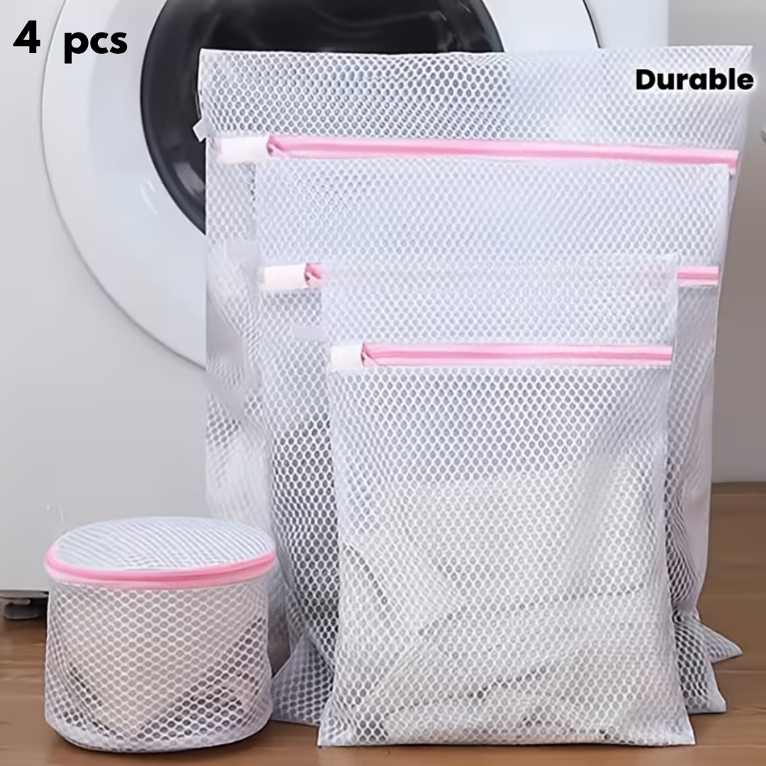 4pcs Mesh Laundry Washing Bags Set