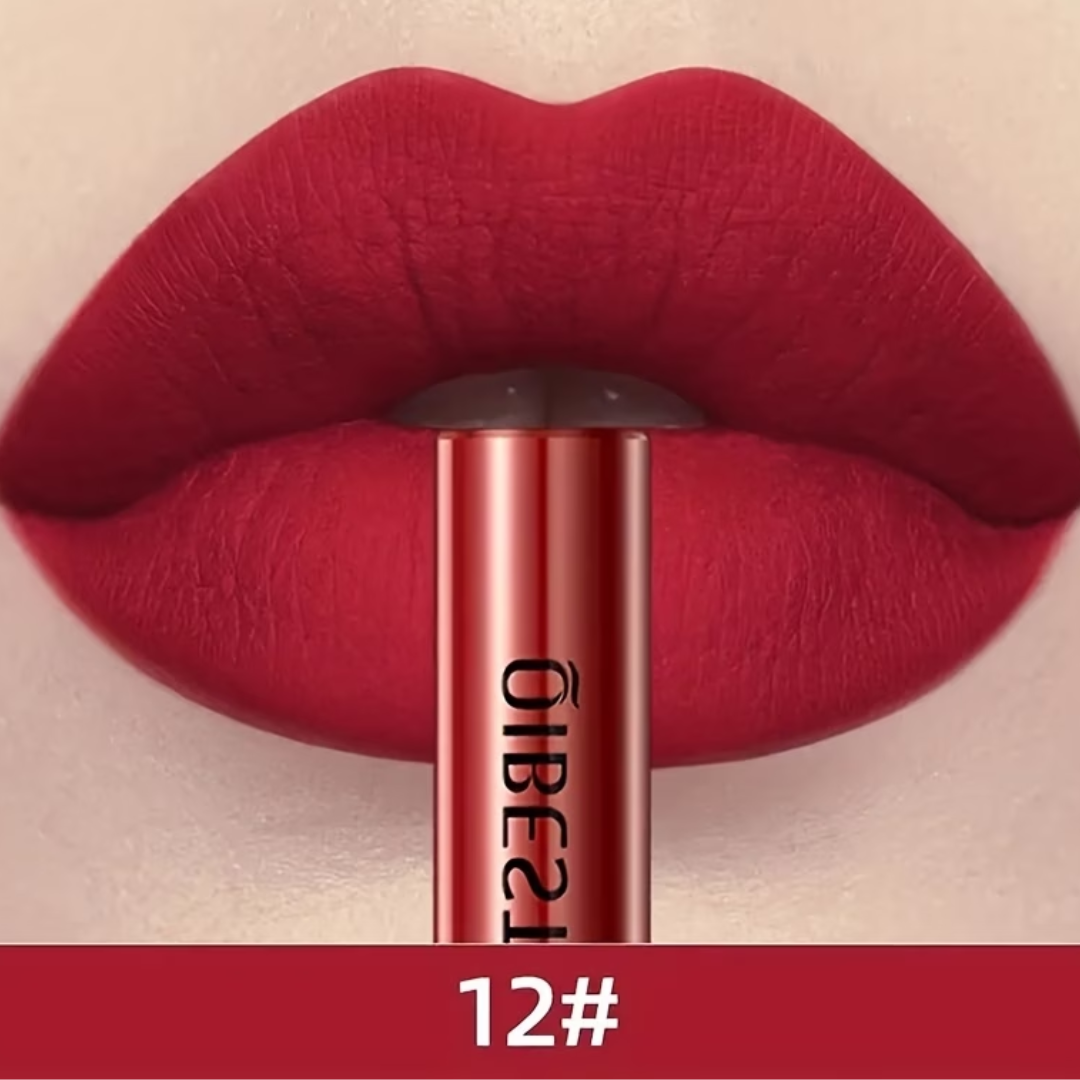 Qibest Matte Lipstick – Shade 12