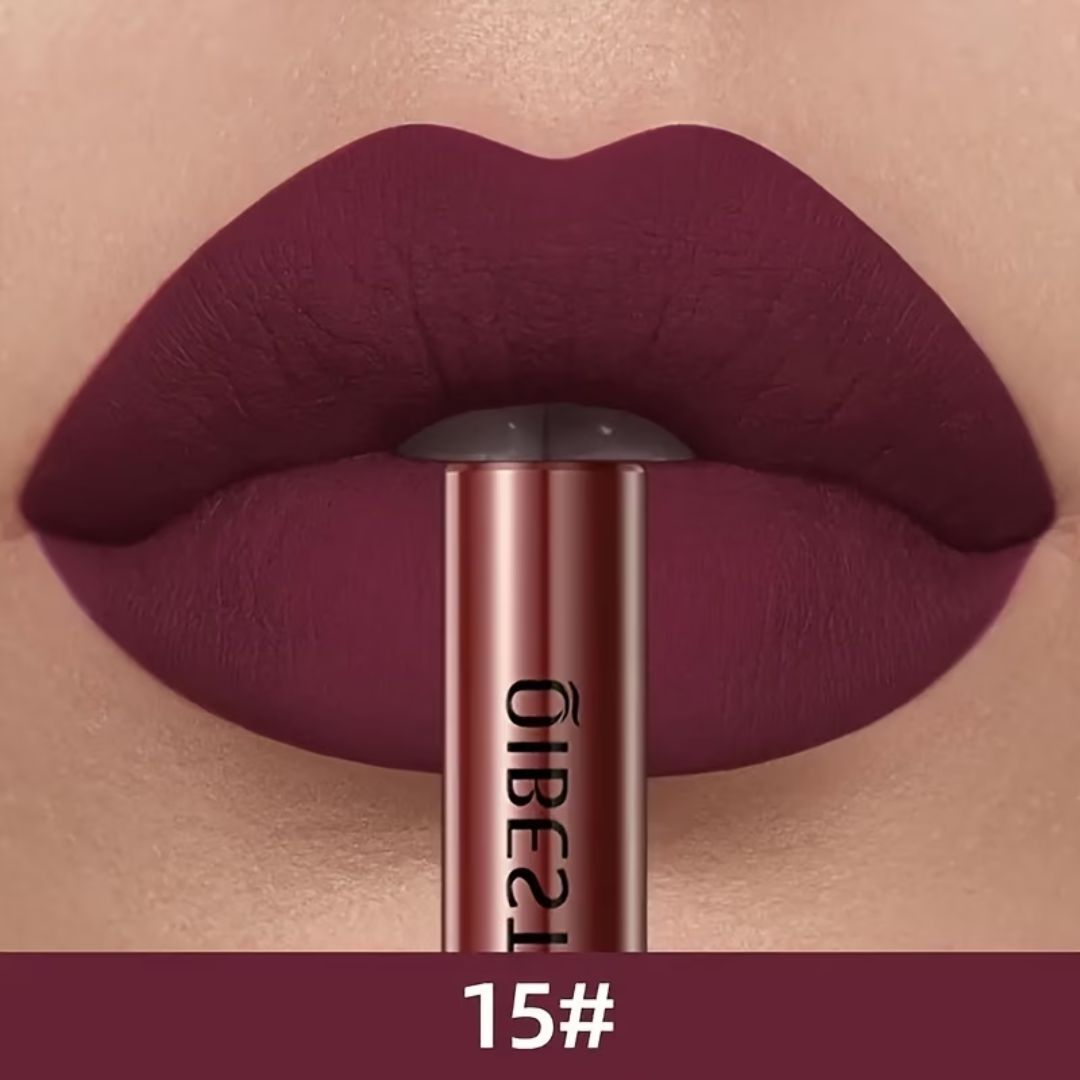 Qibest Matte Lipstick – Shade 15
