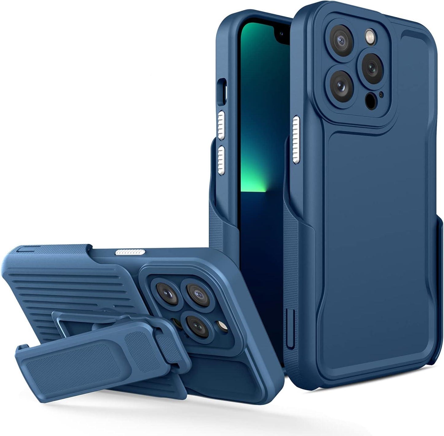 Rugged Kickstand Case for iPhone 15 Pro – Multi-Angle Stand & Heavy-Duty Protection