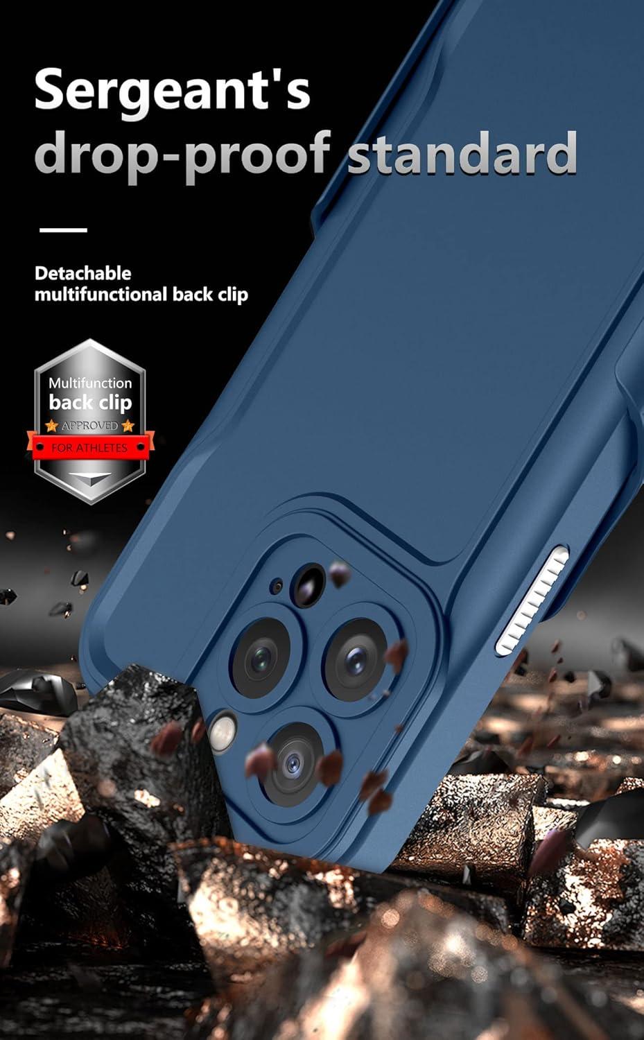 Rugged Kickstand Case for iPhone 15 Pro – Multi-Angle Stand & Heavy-Duty Protection