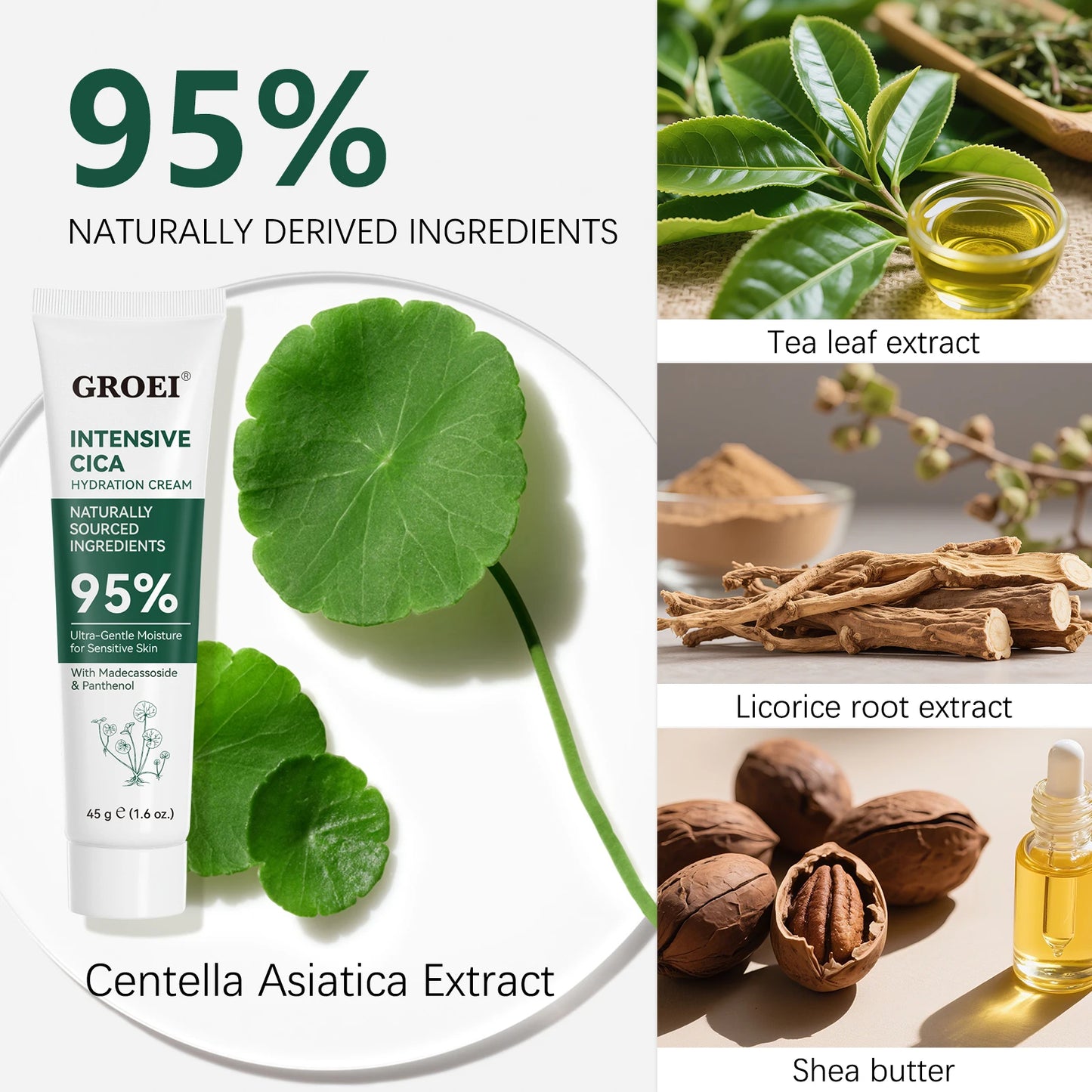 GROEI Intensive Cica Hydration Cream – 45g