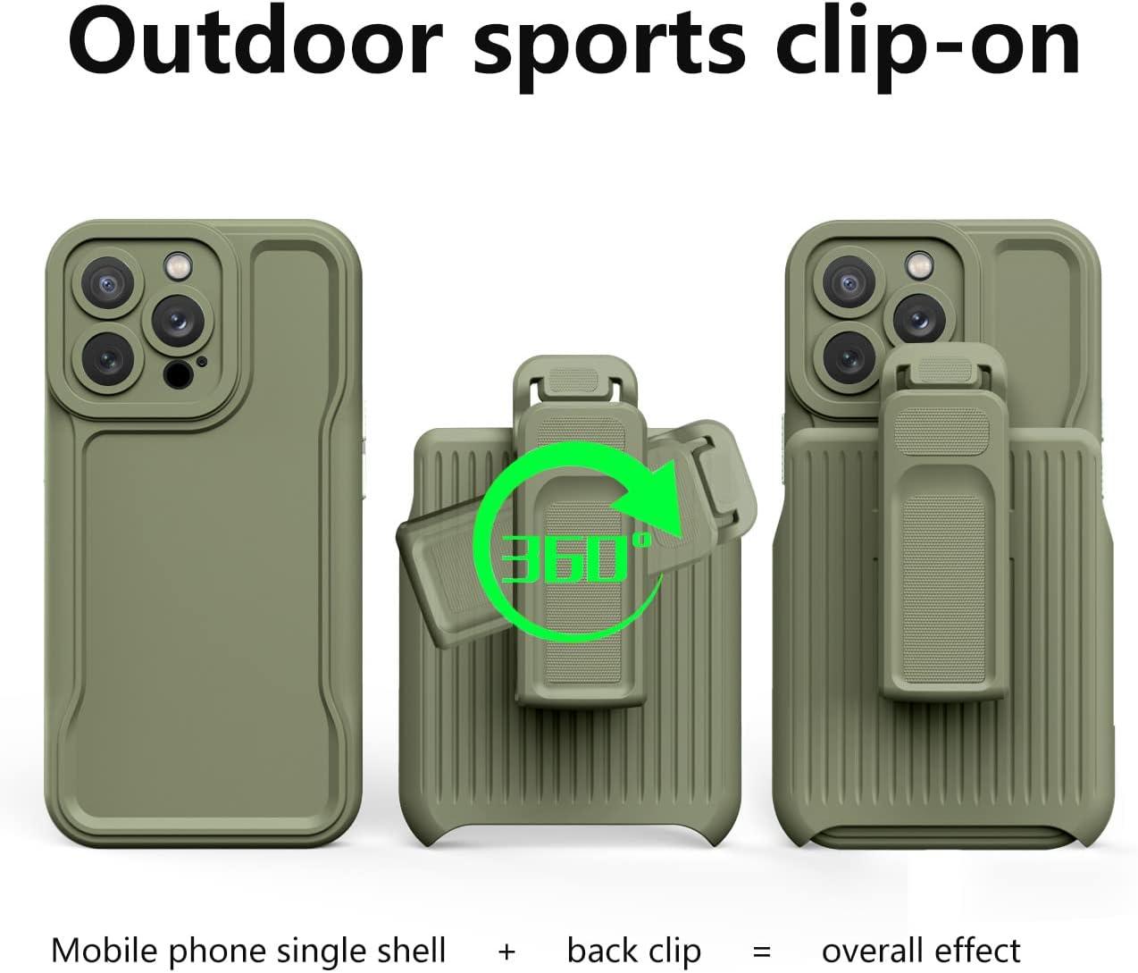 Rugged Kickstand Case for iPhone 15 Pro – Multi-Angle Stand & Heavy-Duty Protection