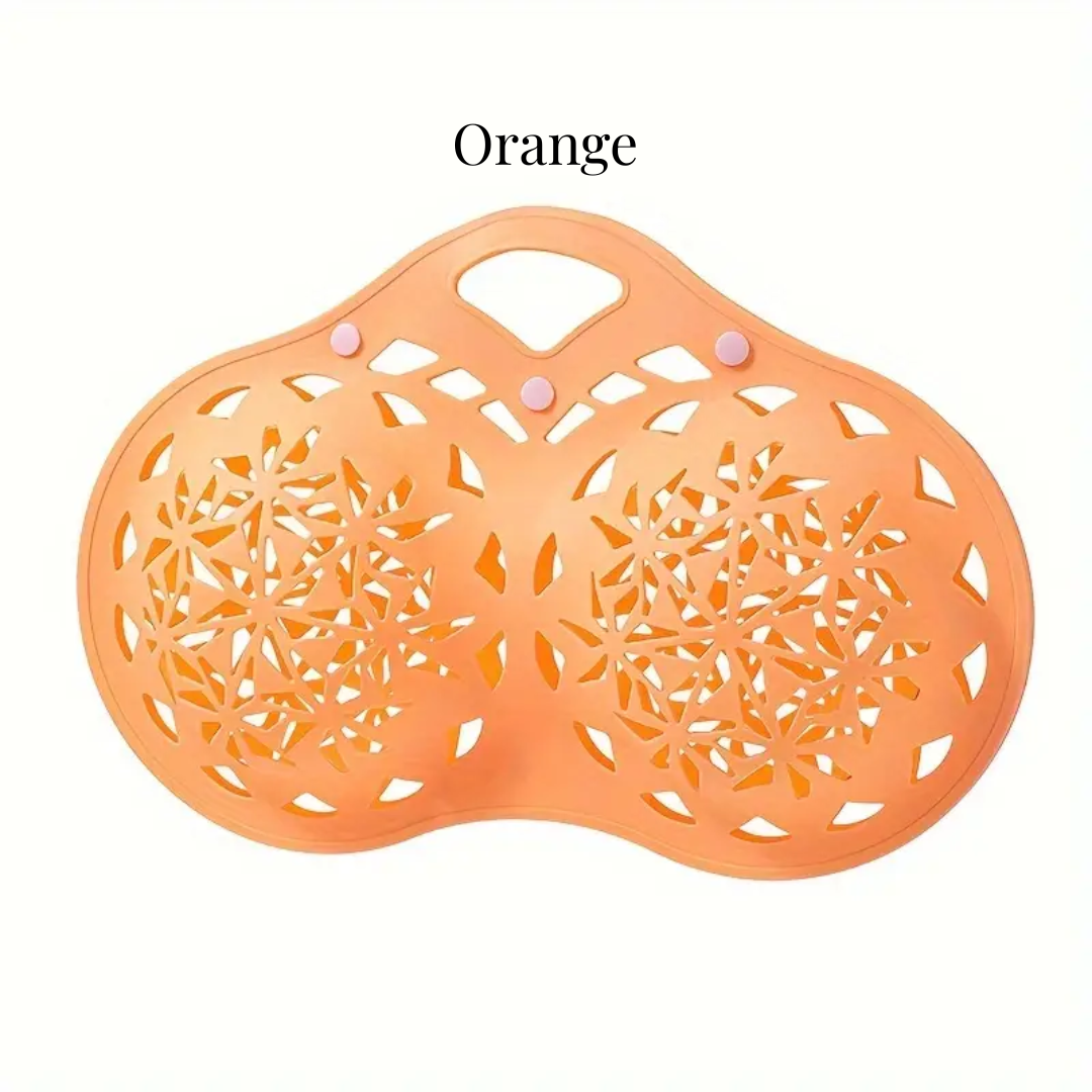 Silicone Multi-Purpose Bra Laundry Basket – Protective & Storage Case 2-compartment design(Available in 3 Colors)