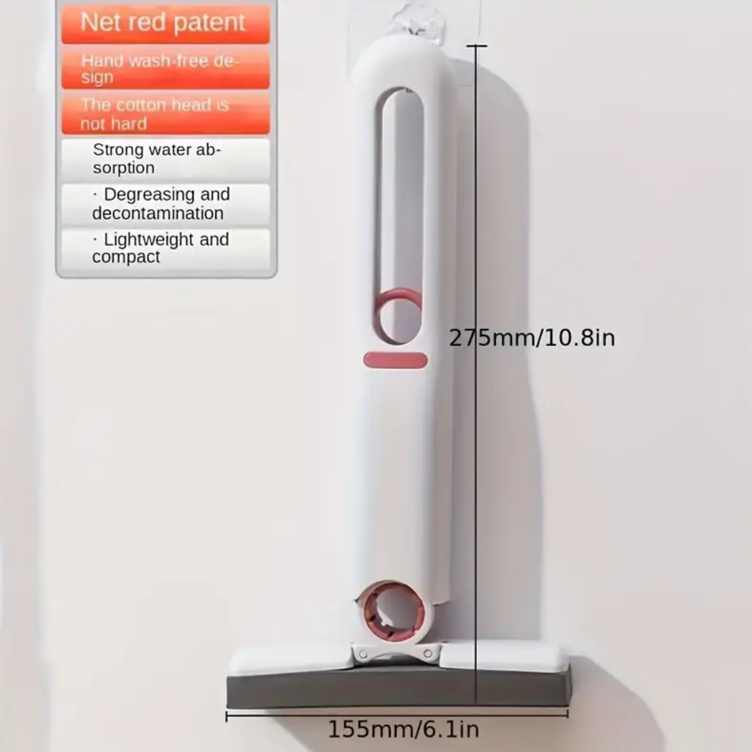 Mini Sponge Mop  Wall-Mounted Design