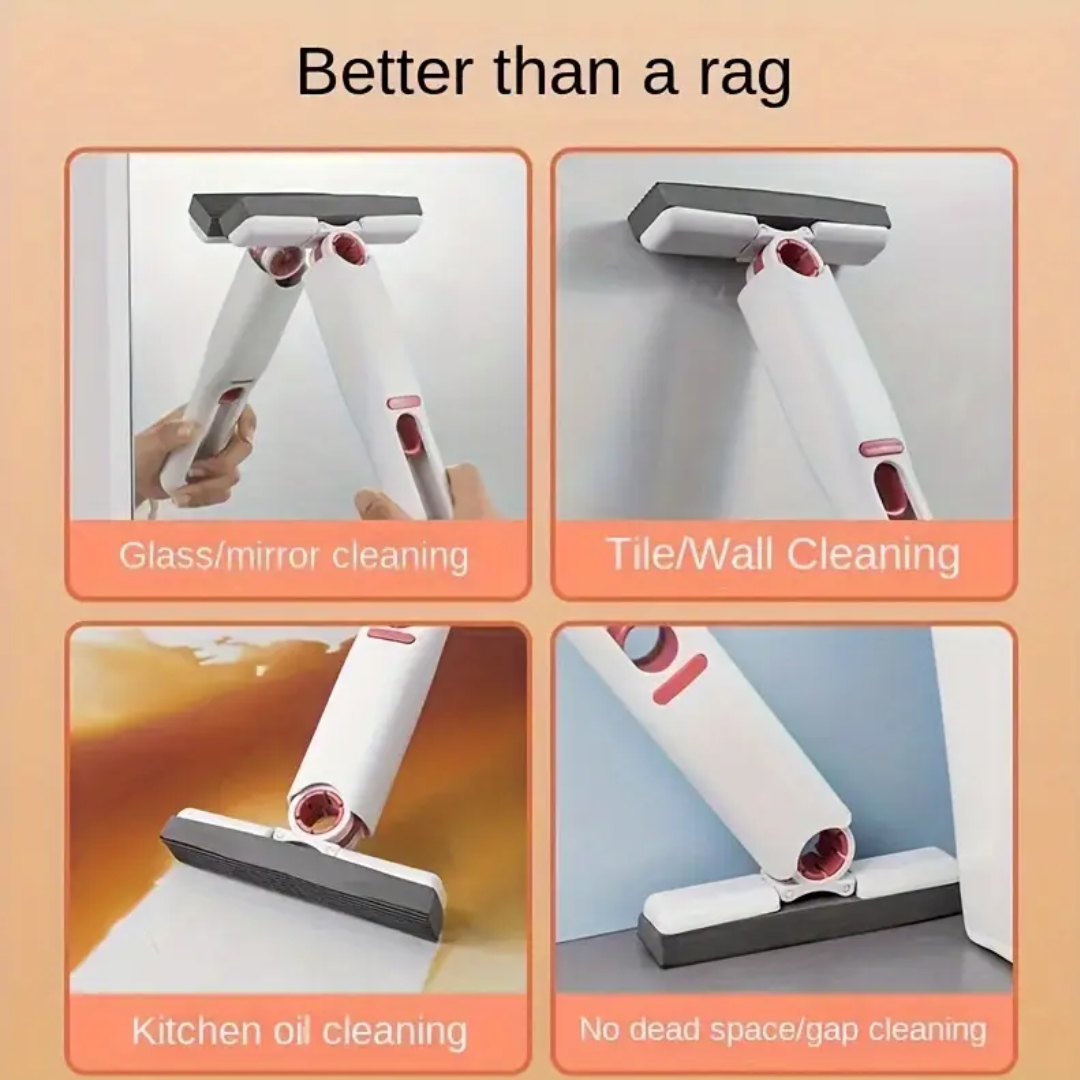 Mini Sponge Mop  Wall-Mounted Design