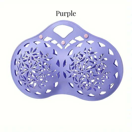 Silicone Multi-Purpose Bra Laundry Basket – Protective & Storage Case 2-compartment design(Available in 3 Colors)