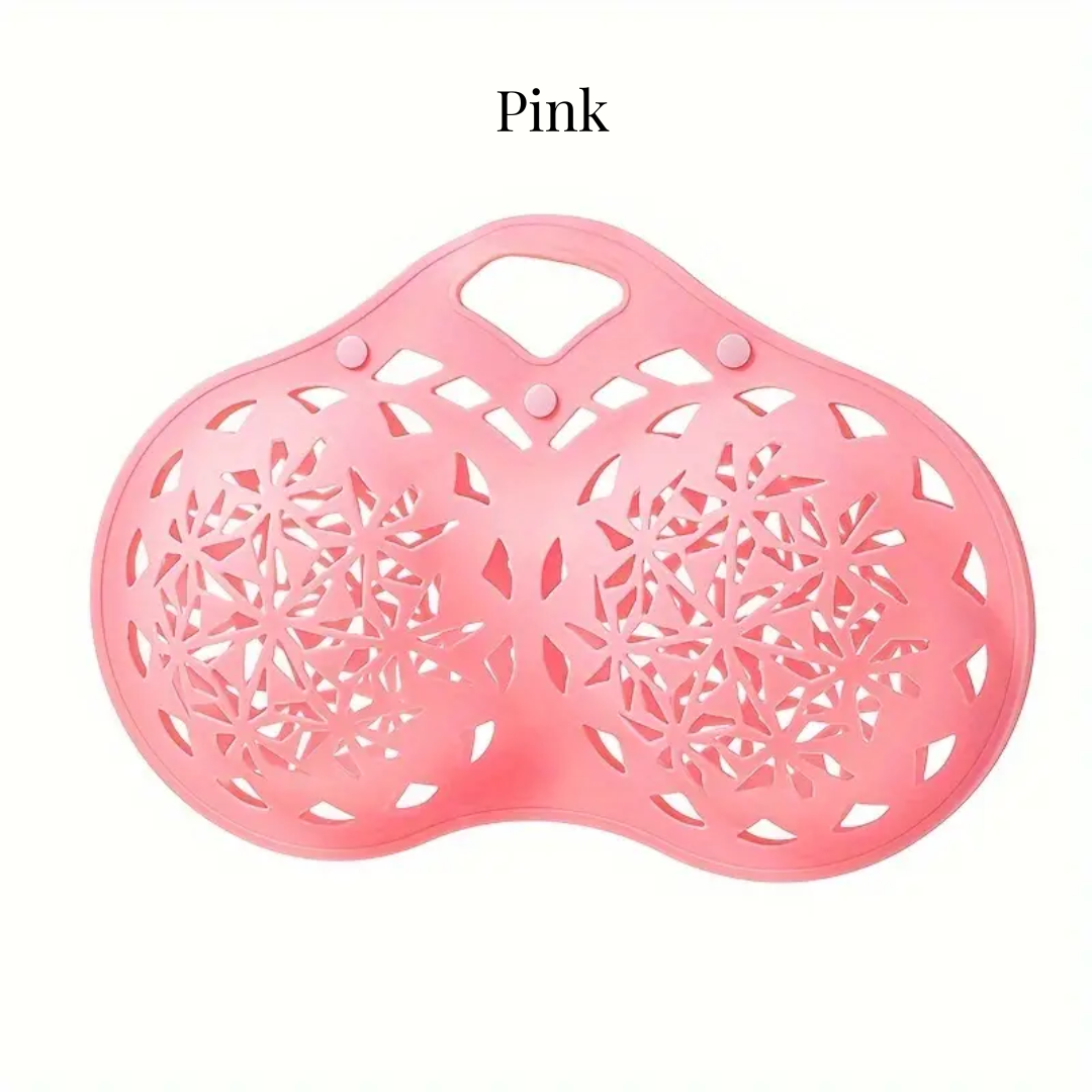 Silicone Multi-Purpose Bra Laundry Basket – Protective & Storage Case 2-compartment design(Available in 3 Colors)