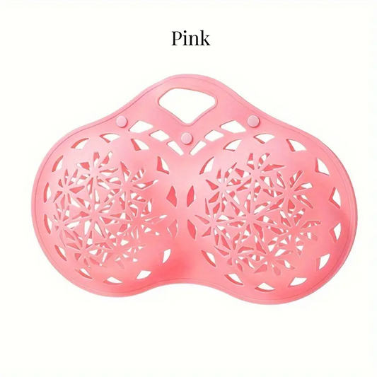 Silicone Multi-Purpose Bra Laundry Basket – Protective & Storage Case 2-compartment design(Available in 3 Colors)