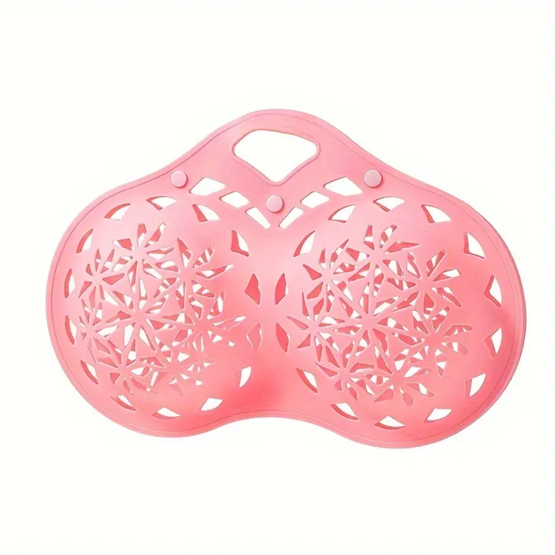 Silicone Multi-Purpose Bra Laundry Basket – Protective & Storage Case 2-compartment design(Available in 3 Colors)