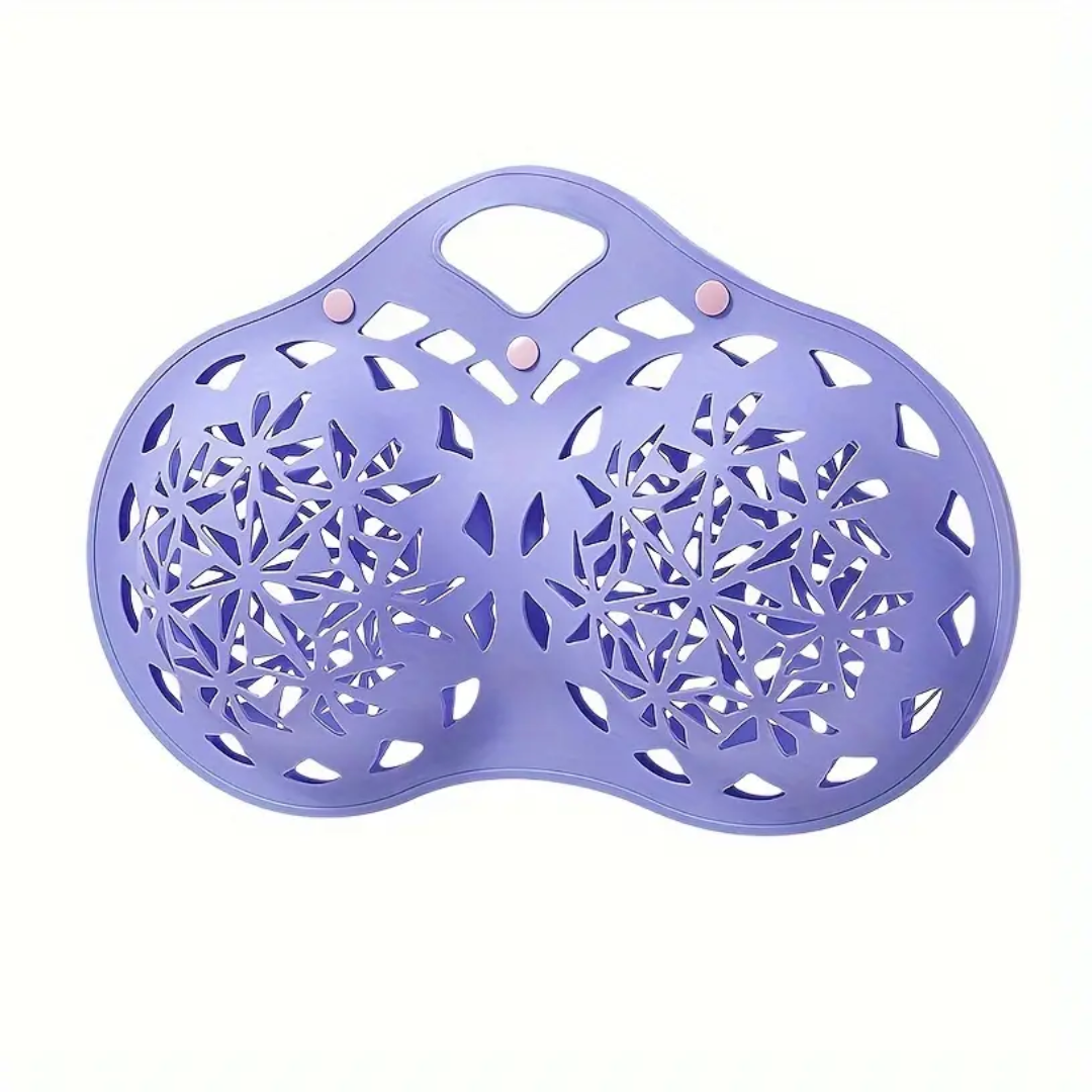 Silicone Multi-Purpose Bra Laundry Basket – Protective & Storage Case 2-compartment design(Available in 3 Colors)