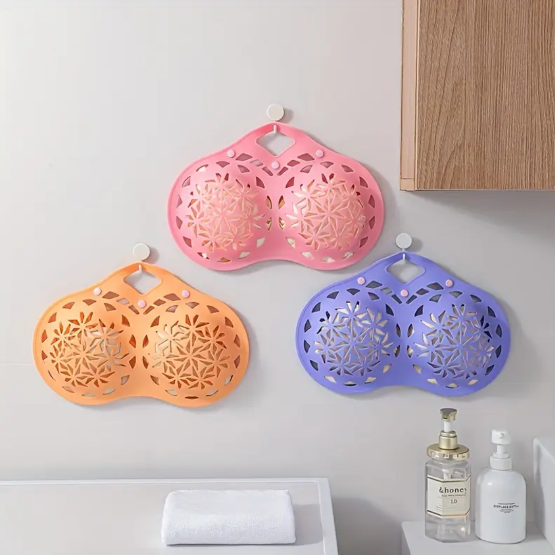 Silicone Multi-Purpose Bra Laundry Basket – Protective & Storage Case 2-compartment design(Available in 3 Colors)