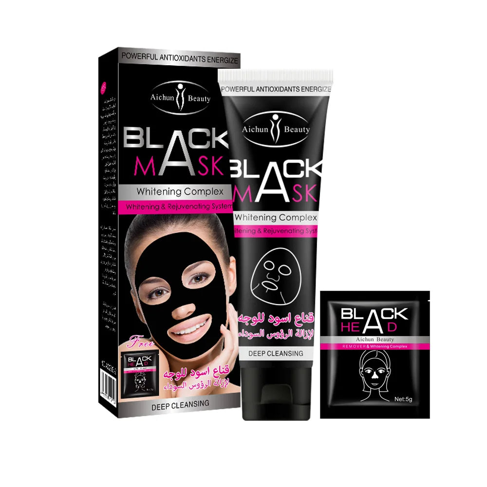 Aichun Beauty Black Mask – Whitening Complex & Deep Cleansing (120ml)