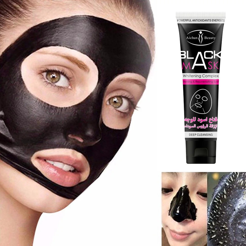 Aichun Beauty Black Mask – Whitening Complex & Deep Cleansing (120ml)