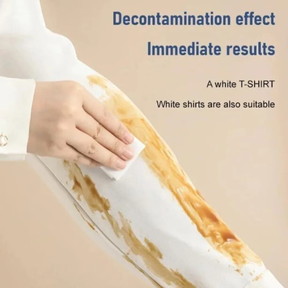 Portable Stain Removal Wipes – Instant Fabric Cleaner (Lavender Fragrance)