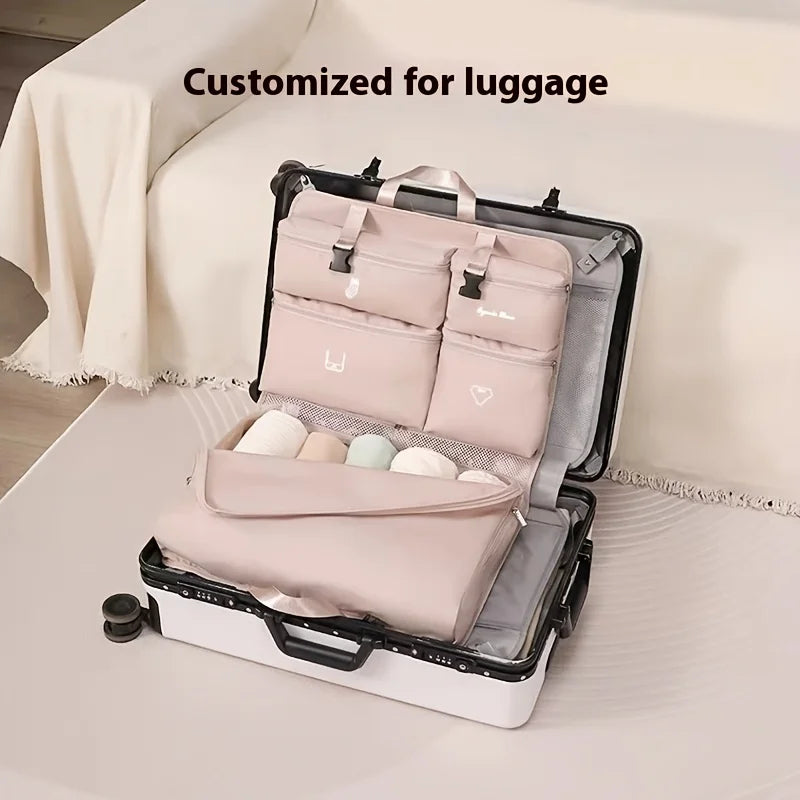 5-Compartment Travel Packing Organizer Bag
