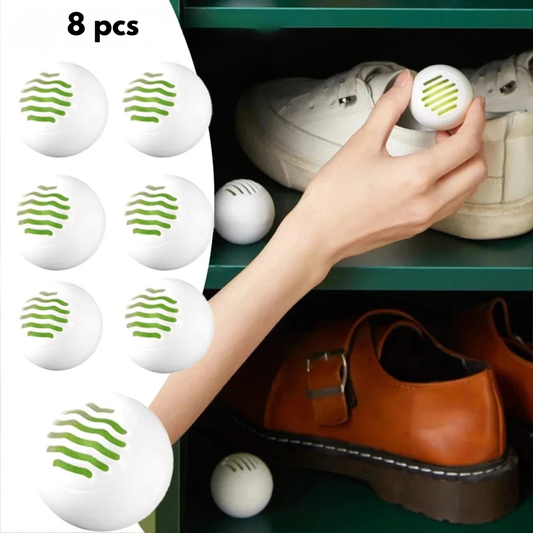 Shoe Deodorizer Balls – 8 Pieces Odor Eliminator for Shoes & Closets