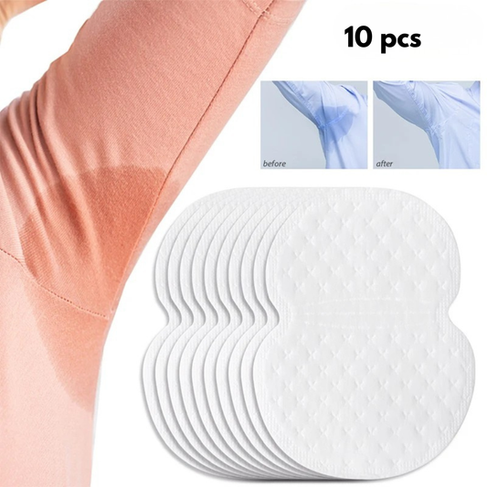 Underarm Sweat Pads – 10PCS Disposable Anti-Sweat & Odor Absorbent Pads