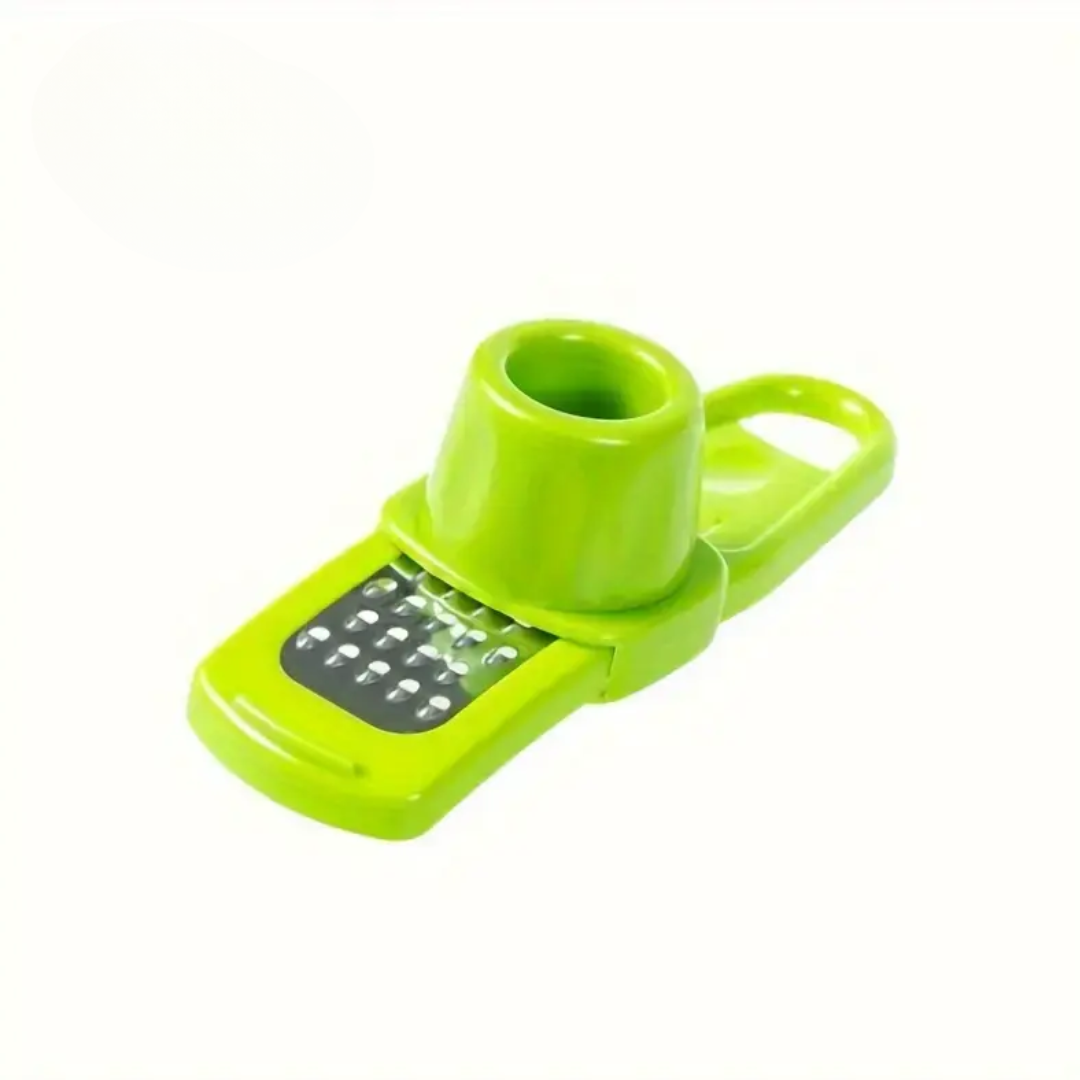 2-in-1 Garlic Crusher & Grater – Quick & Effortless Prep Tool