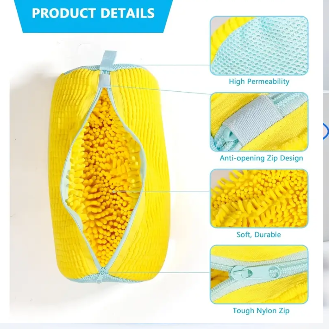 Shoe Washing Bag – Reusable Laundry Bag for Sneakers, Casual, Mesh & Canvas Shoes