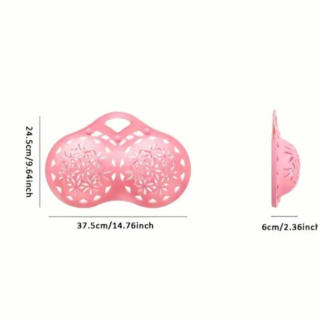 Silicone Multi-Purpose Bra Laundry Basket – Protective & Storage Case 2-compartment design(Available in 3 Colors)