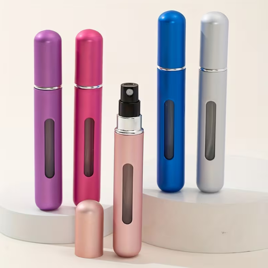 Refillable Mini Perfume Spray Bottle (Travel Size)- 8Ml