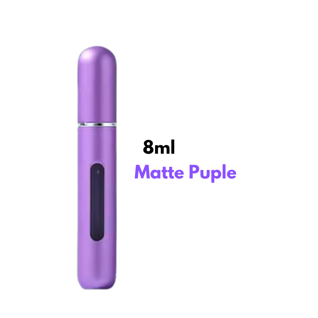 Refillable Mini Perfume Spray Bottle (Travel Size)- 8Ml