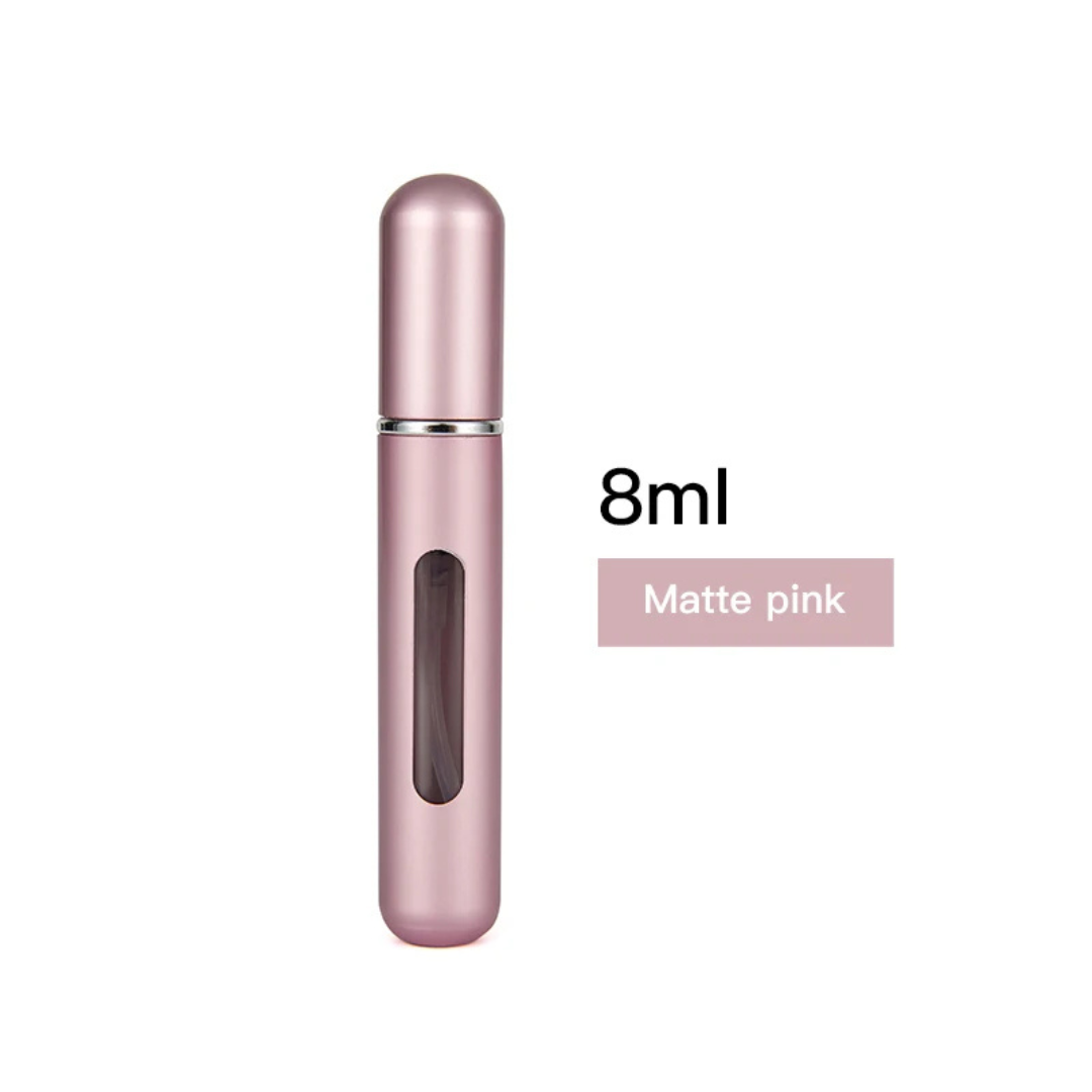 Refillable Mini Perfume Spray Bottle (Travel Size)- 8Ml