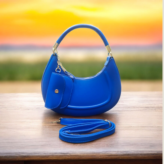 Belladonna Royal Blue Handbag – Elegant & Trendy Shoulder Bag