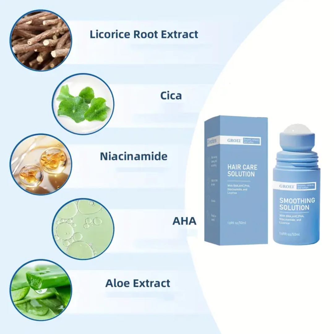 After Shave Oil with AHA, Cica, Niacinamide, Aloe & Licorice Root – Soothing, Moisturizing Post-Shave Care (50ml)