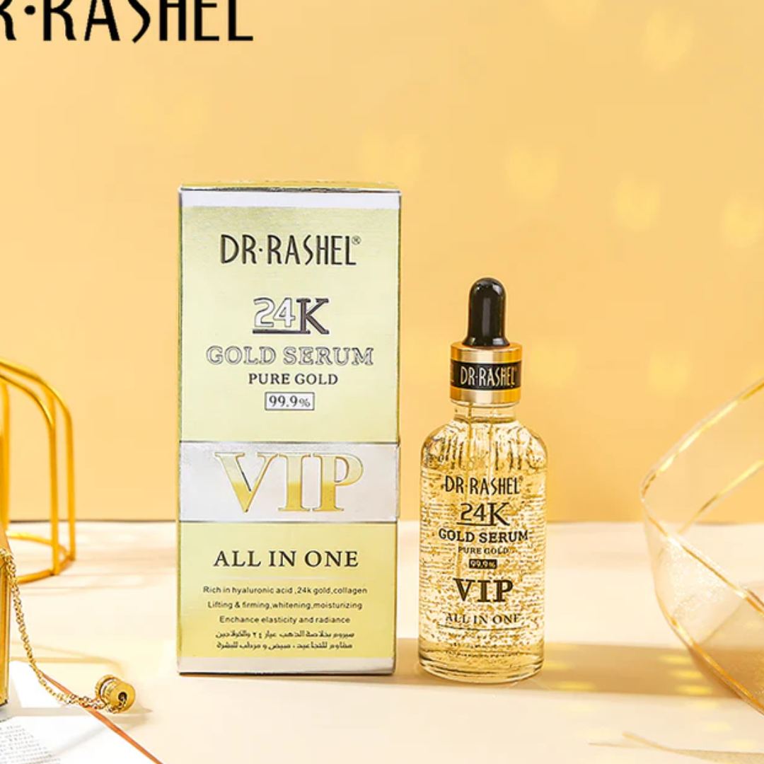 Dr Rashel 24K Gold Serum VIP All In One – 99.9% Pure Gold, 40 ml