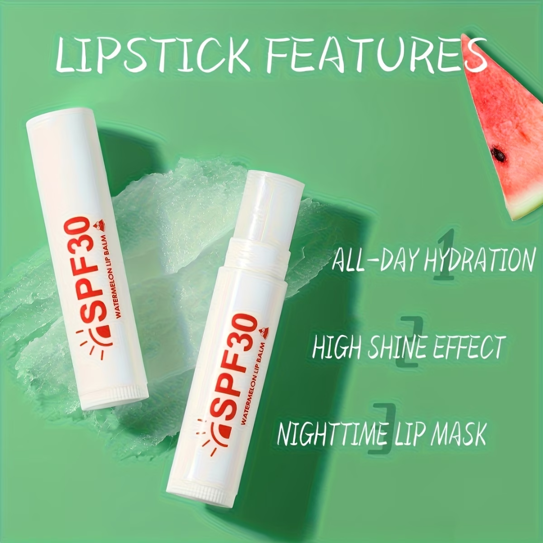 Watermelon Lip Balm SPF 30 – Everyday Moisture