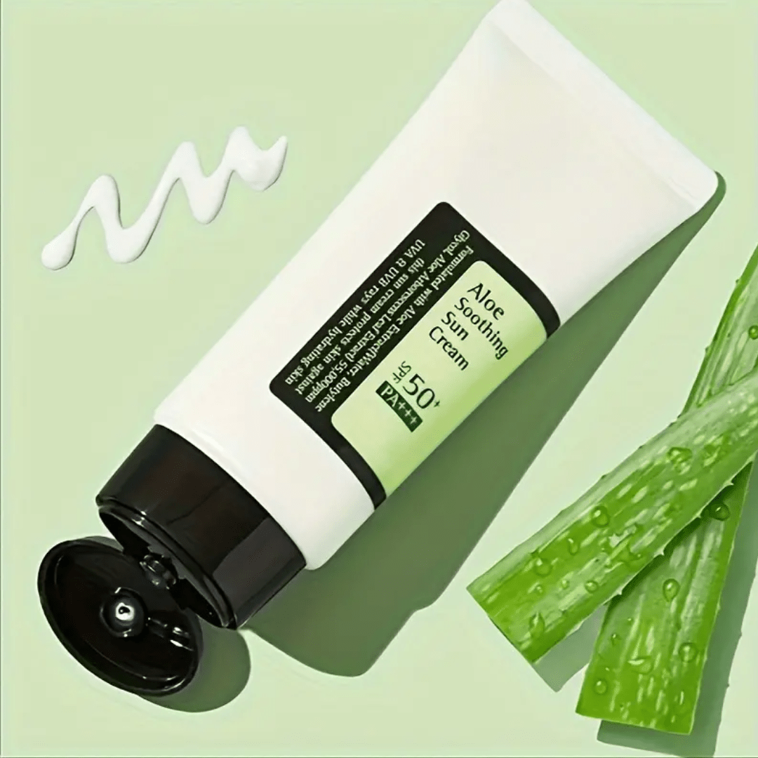 Aloe Soothing Sun Cream SPF50+ PA++++ – 50ml - Ethereal soul Collections