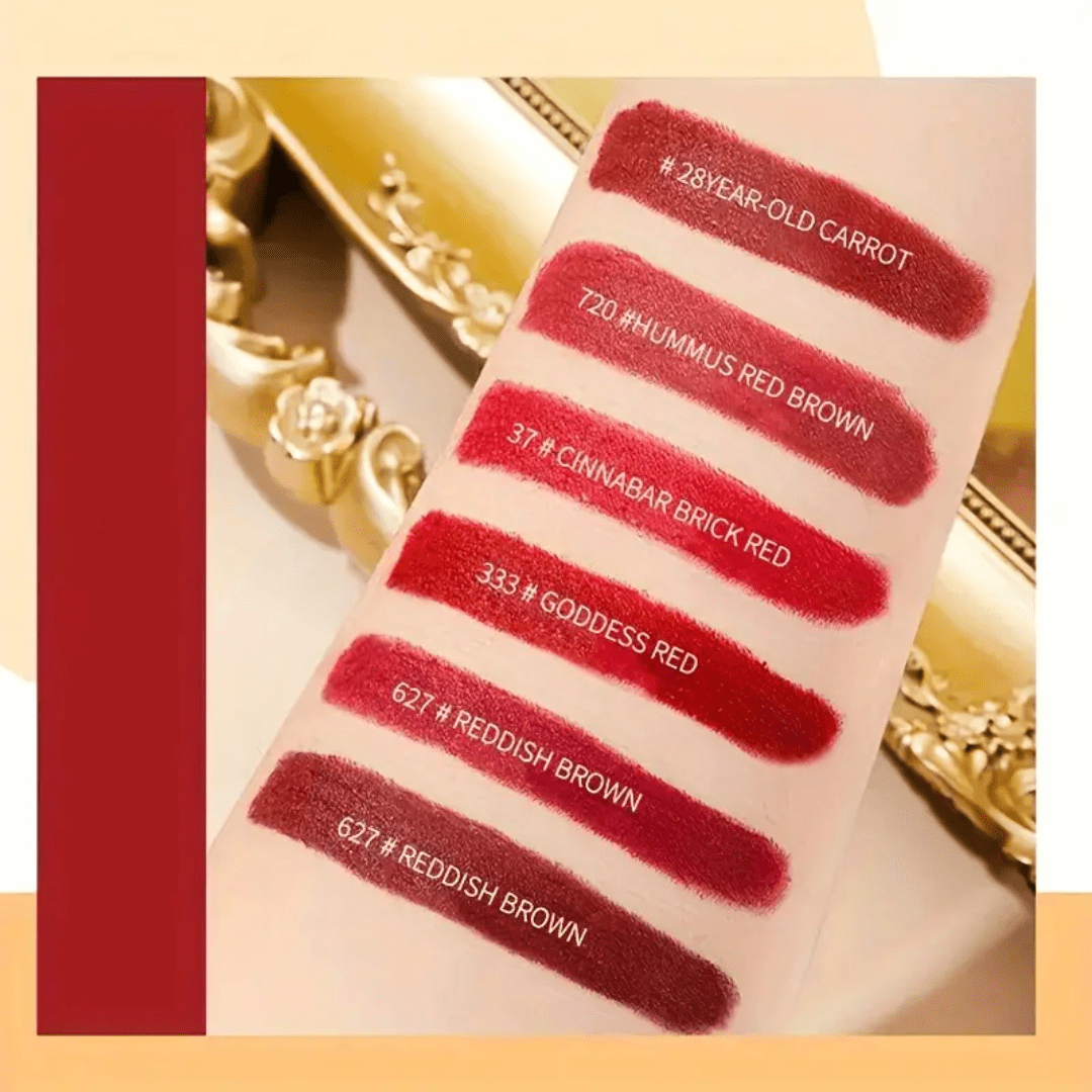 BAILAIMEI Luxury 5 - in - 1 Lipstick Gift Set – Gold Bar Soft Mist Lipsticks - Ethereal soul Collections