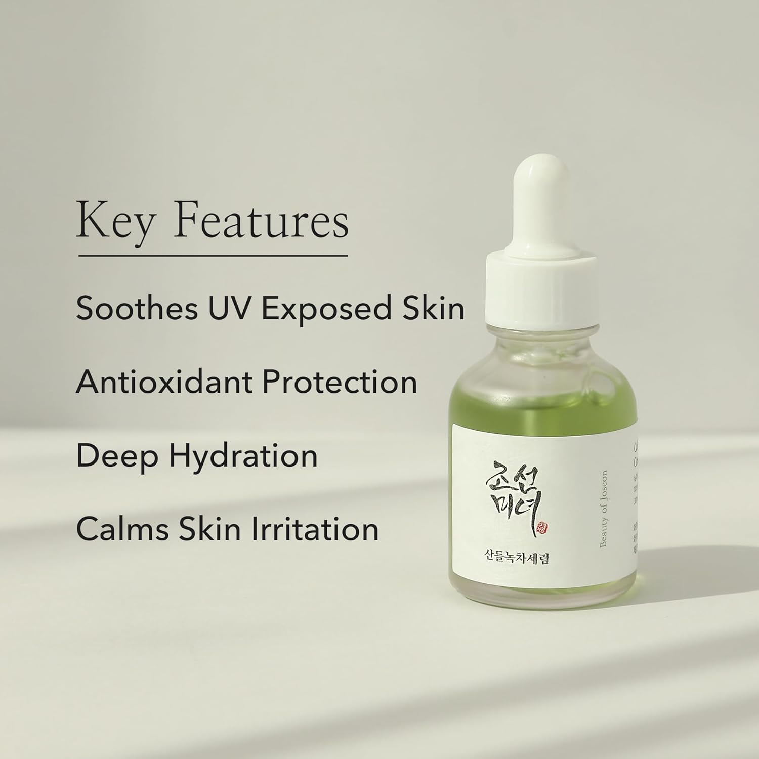 Beauty of Joseon Calming Serum – Green Tea + Panthenol (30ml) - Ethereal soul Collections