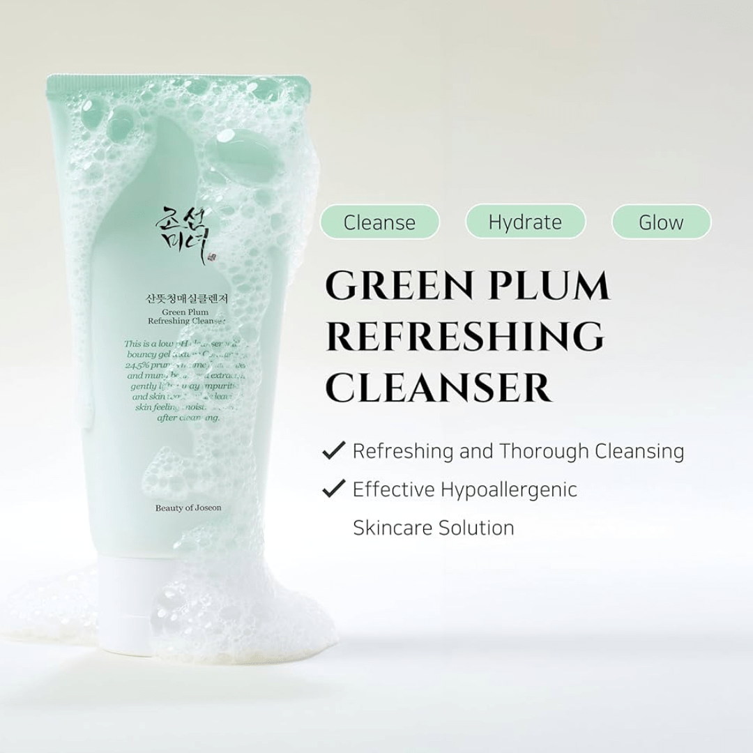 Beauty of Joseon Green Plum Refreshing Cleanser – 100ml - Ethereal soul Collections