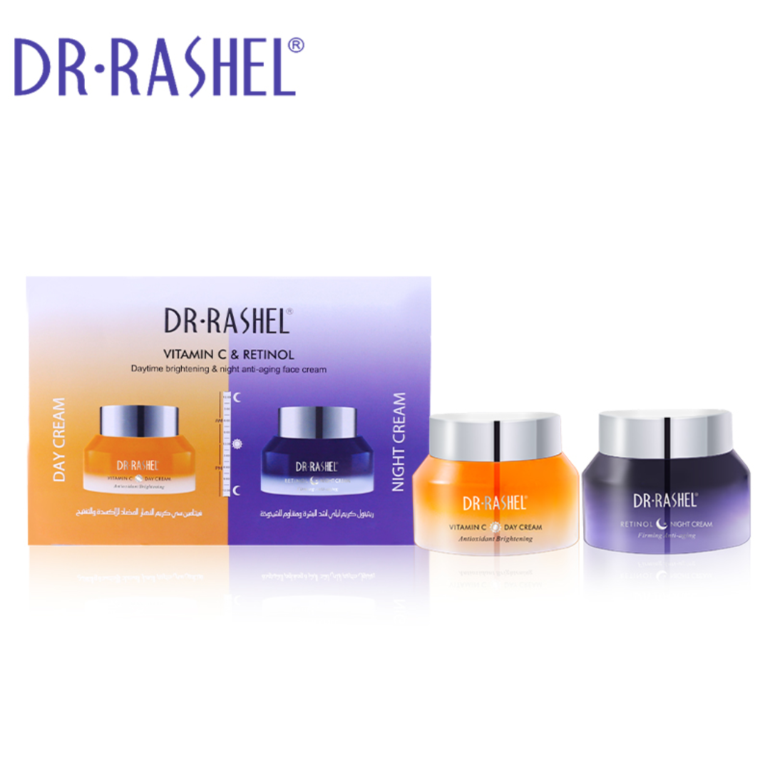 Dr. Rashel Vitamin C &amp; Retinol Skincare Set – Set of 4