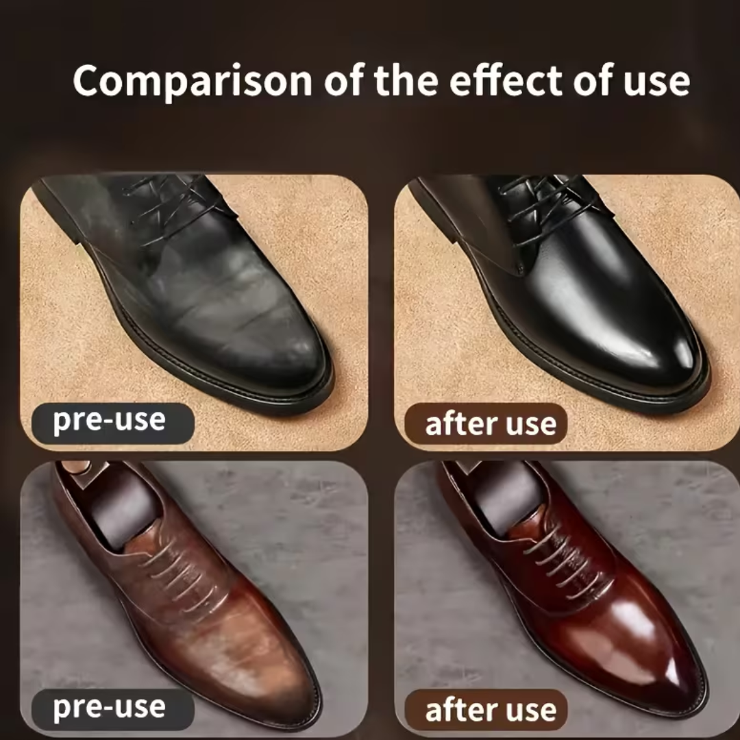 Beeswax Leather Care Cream with Sponge – Shoe & Bag Polish (40ml)